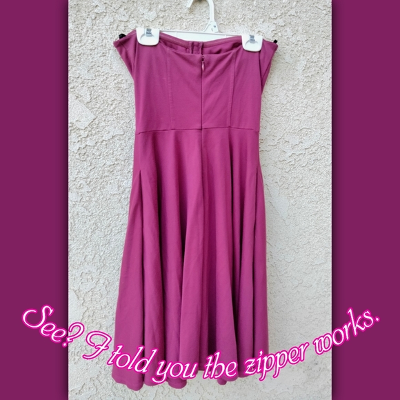 Bebe Fuchsia Minidress With Pockets - Picture 8 of 10